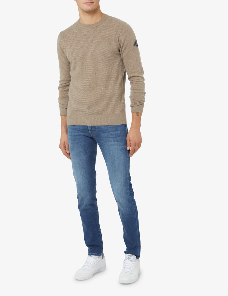 rinascente Roy Roger's Maglia girocollo in misto lana - Beige