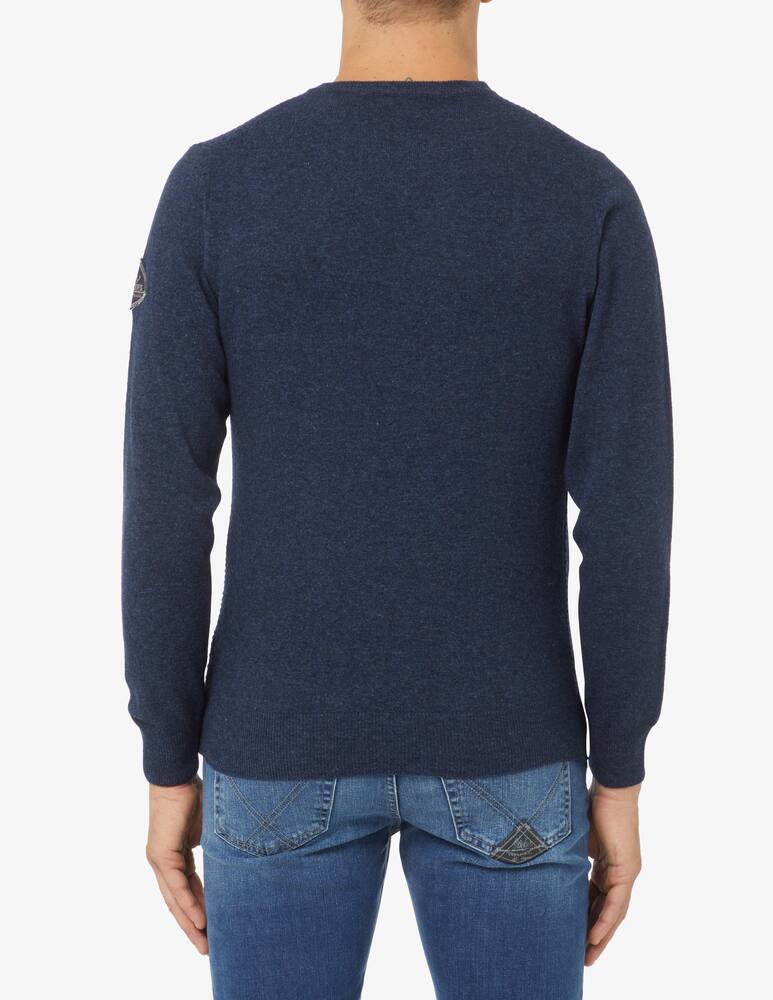 rinascente Roy Roger's Maglia girocollo in misto lana - Blu