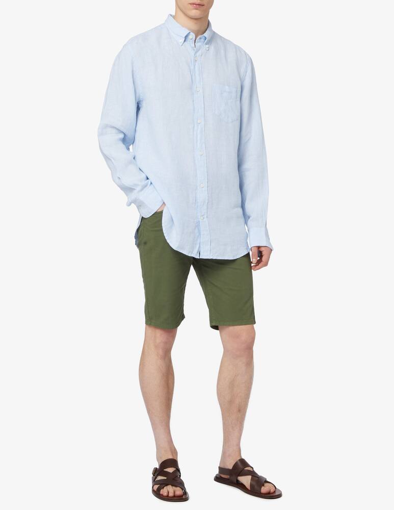 rinascente Roy Roger's 5 pockets 529 short gabardina trousers 