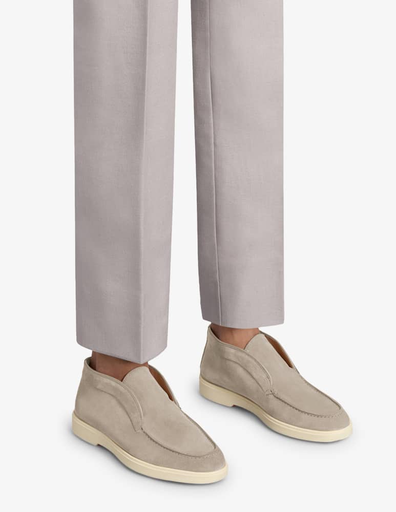 rinascente Santoni Desert stivaletto in suede rosa