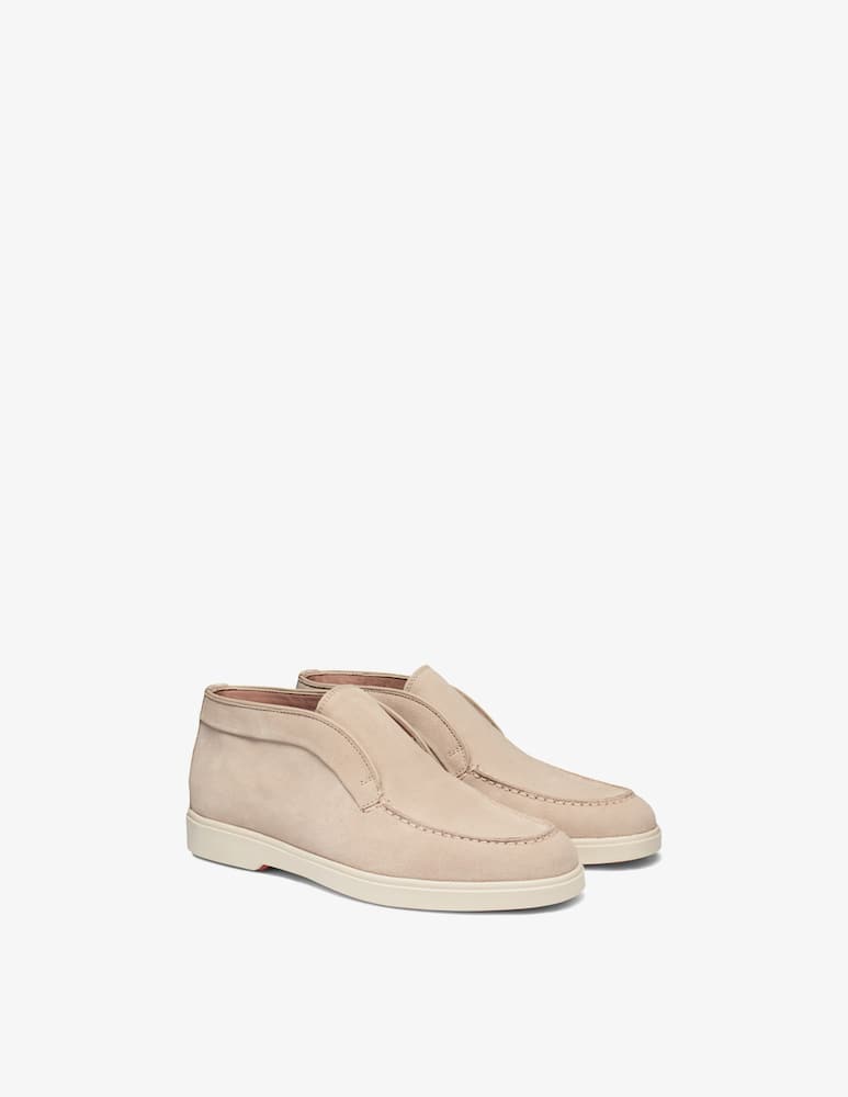 rinascente Santoni Desert stivaletto in suede rosa
