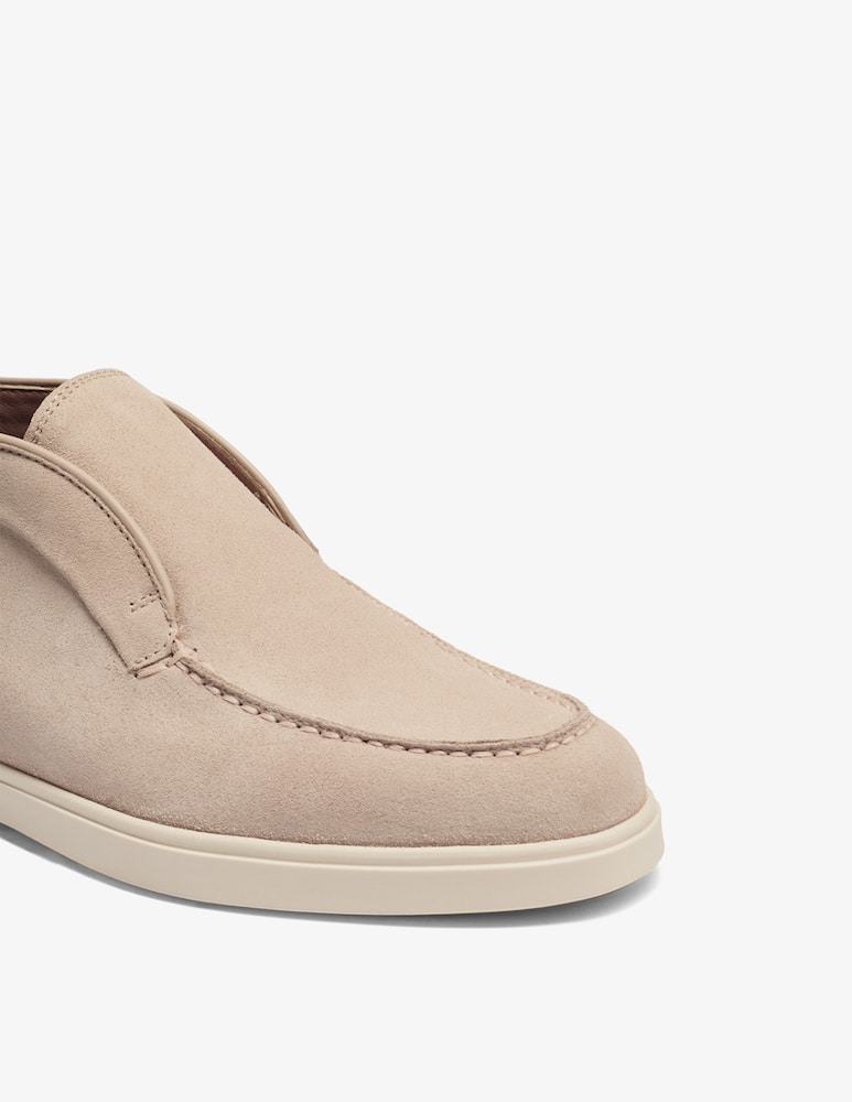 rinascente Santoni Desert stivaletto in suede rosa