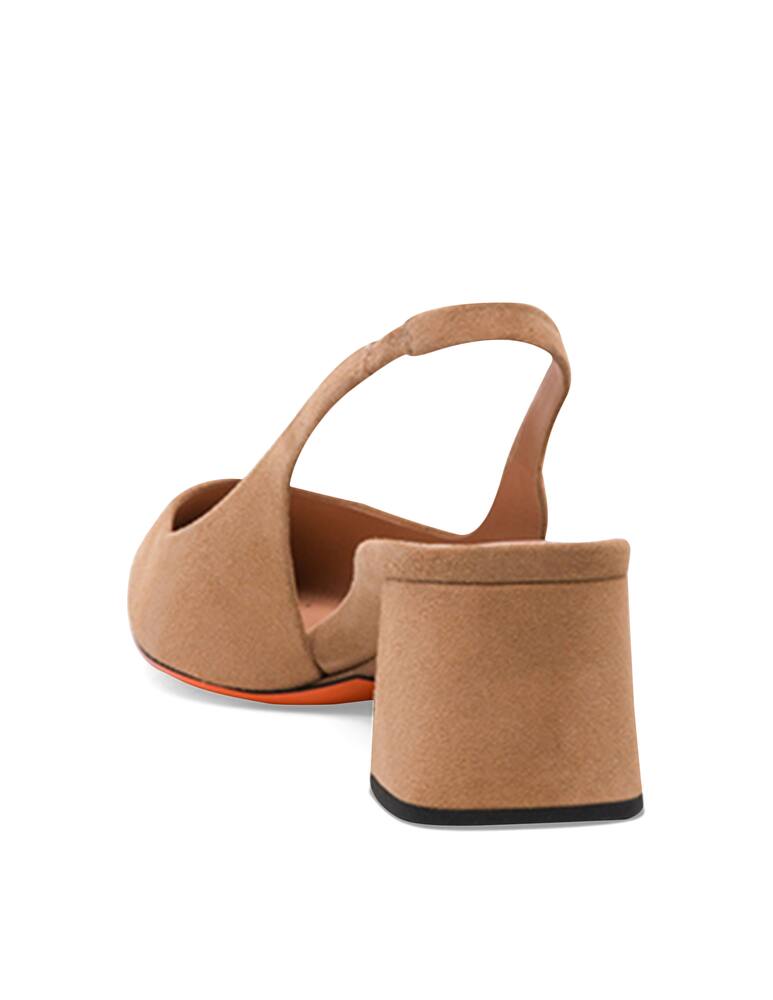 Santoni Slngback in pelle - beige - immagine 8