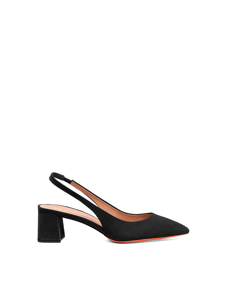 rinascente Santoni Leather slingback - black