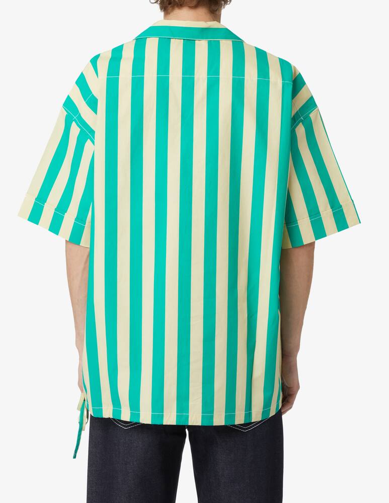 rinascente Sunnei Camicia manica corta a righe - verde