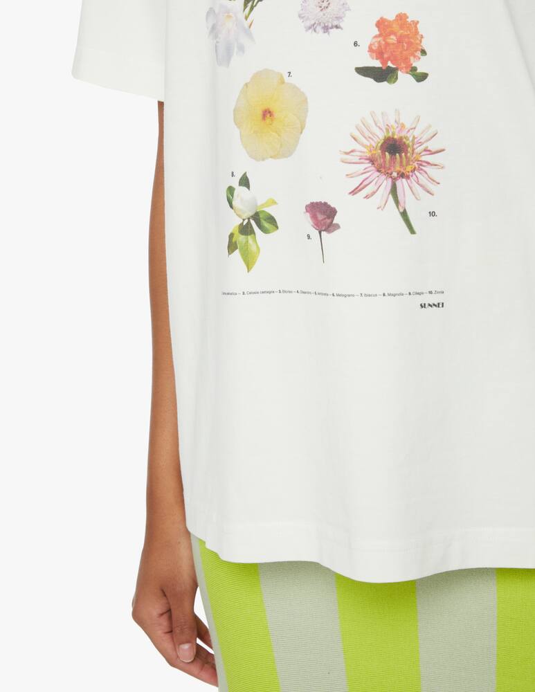 rinascente Sunnei Flower t-shirt - white