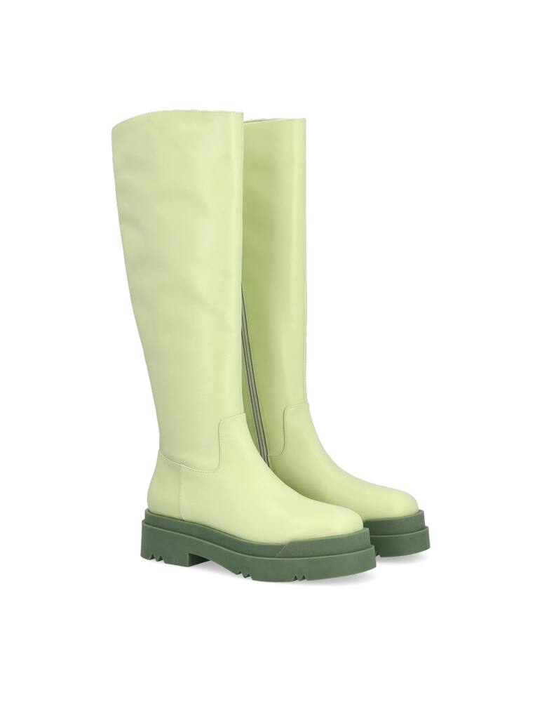 rinascente Liu Jo Stivali al ginocchio in pelle Leonie Hanne x Liu Jo - verde