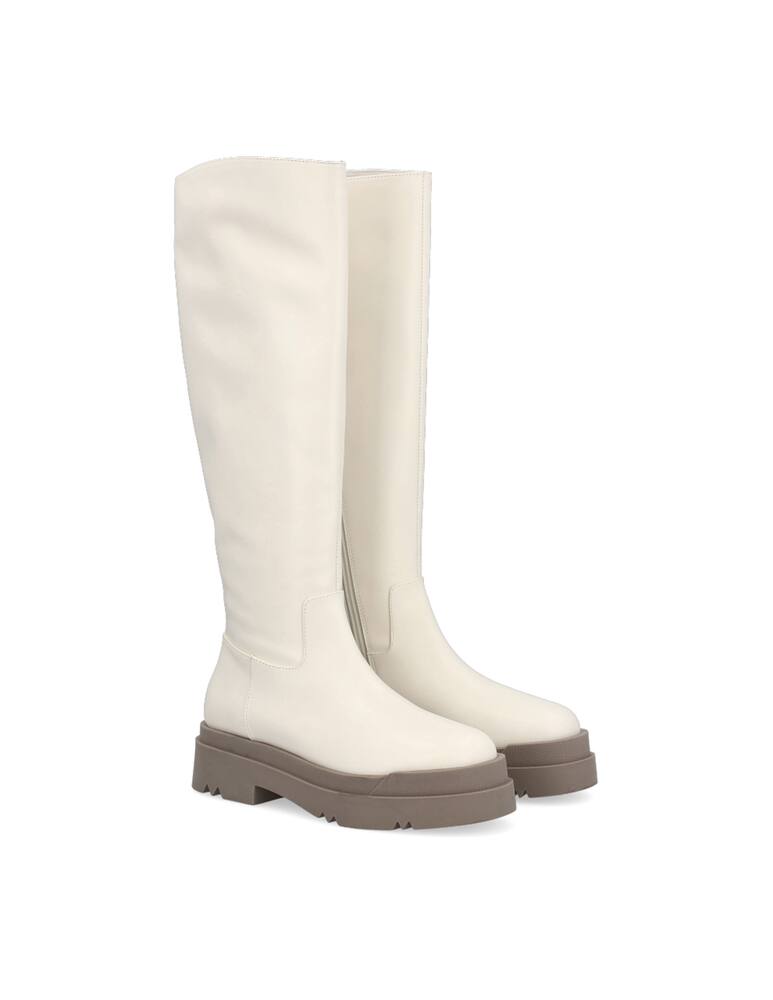 rinascente Liu Jo Knee-high leather boots Leonie Hanne x Liu Jo - white