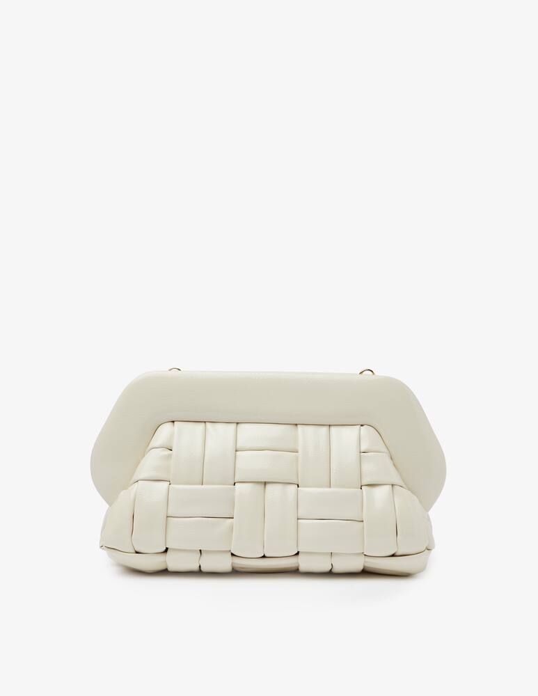 rinascente THEMOIRè Bios waves maxi clutch - White