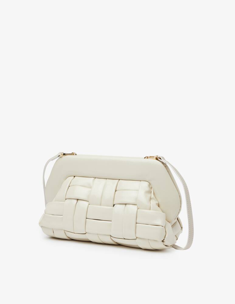 rinascente THEMOIRè Bios waves maxi clutch - White