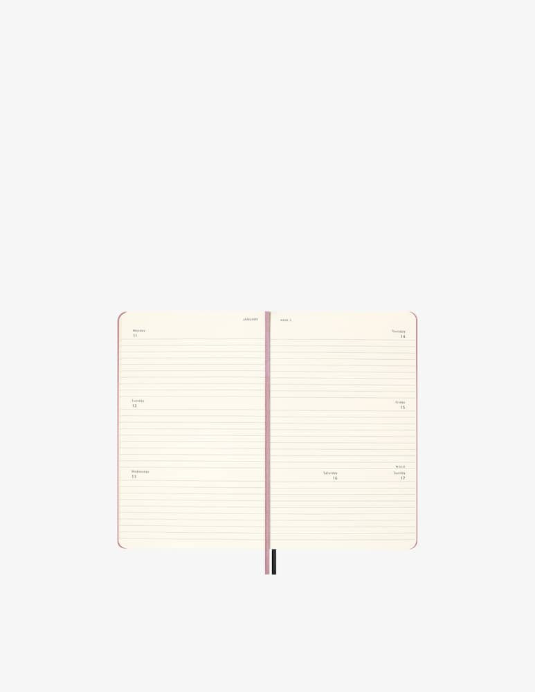 Moleskine 18 Month Diary Blackpink Weekly Lg No Box - picture 2 Moleskine 18 Month Diary Blackpink Weekly Lg No Box - picture 2