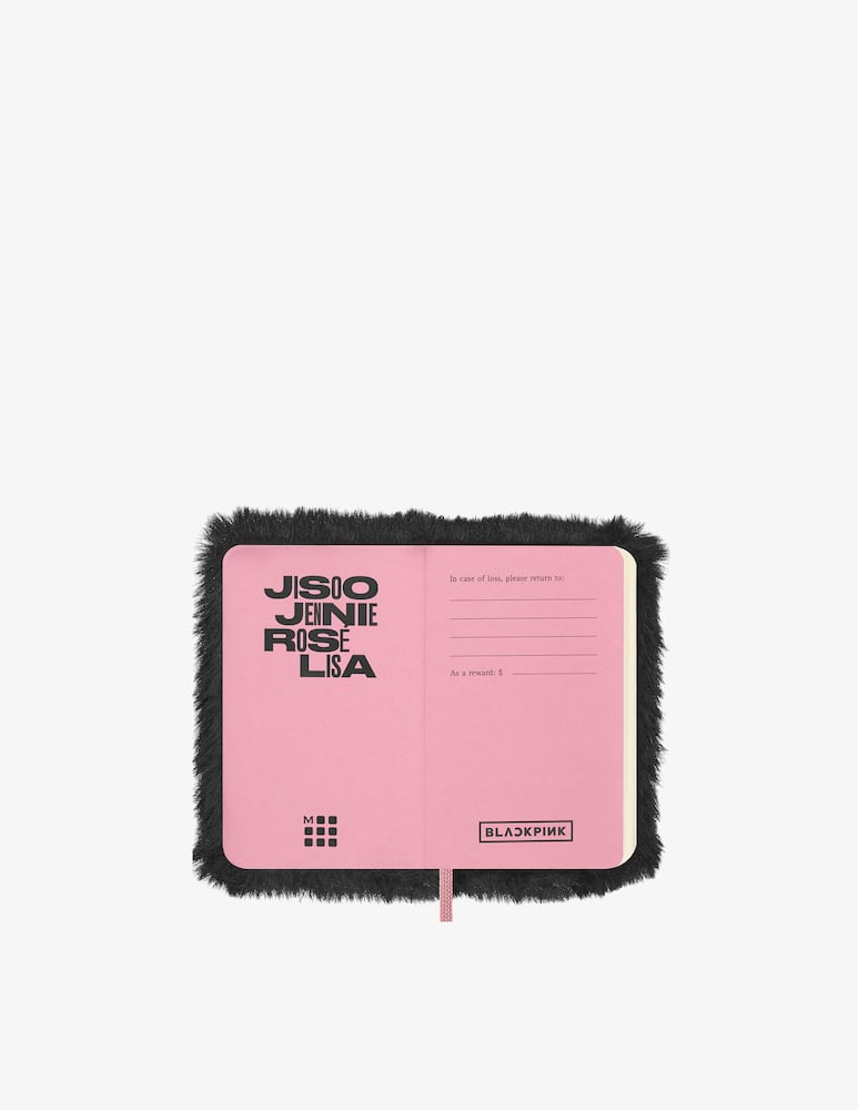 rinascente Moleskine Notebook Fur Xs Plain Black Box Blackpink