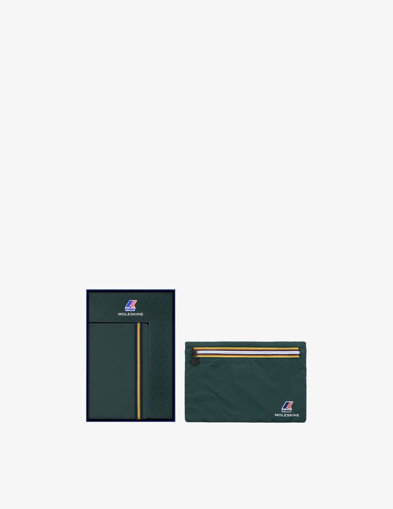 Moleskine K-Way Green Dk Box Notebook+Pouch - picture 2 Moleskine K-Way Green Dk Box Notebook+Pouch - picture 2