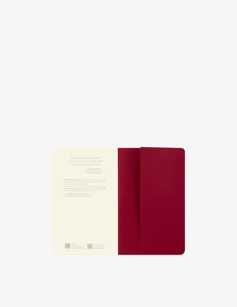 rinascente Moleskine Cahier Jnls L Rul Pattern Grn-Blue-Red