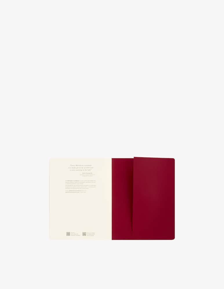 rinascente Moleskine Cahier Jnls Xl Rul Pattern Grn-Blue-Red
