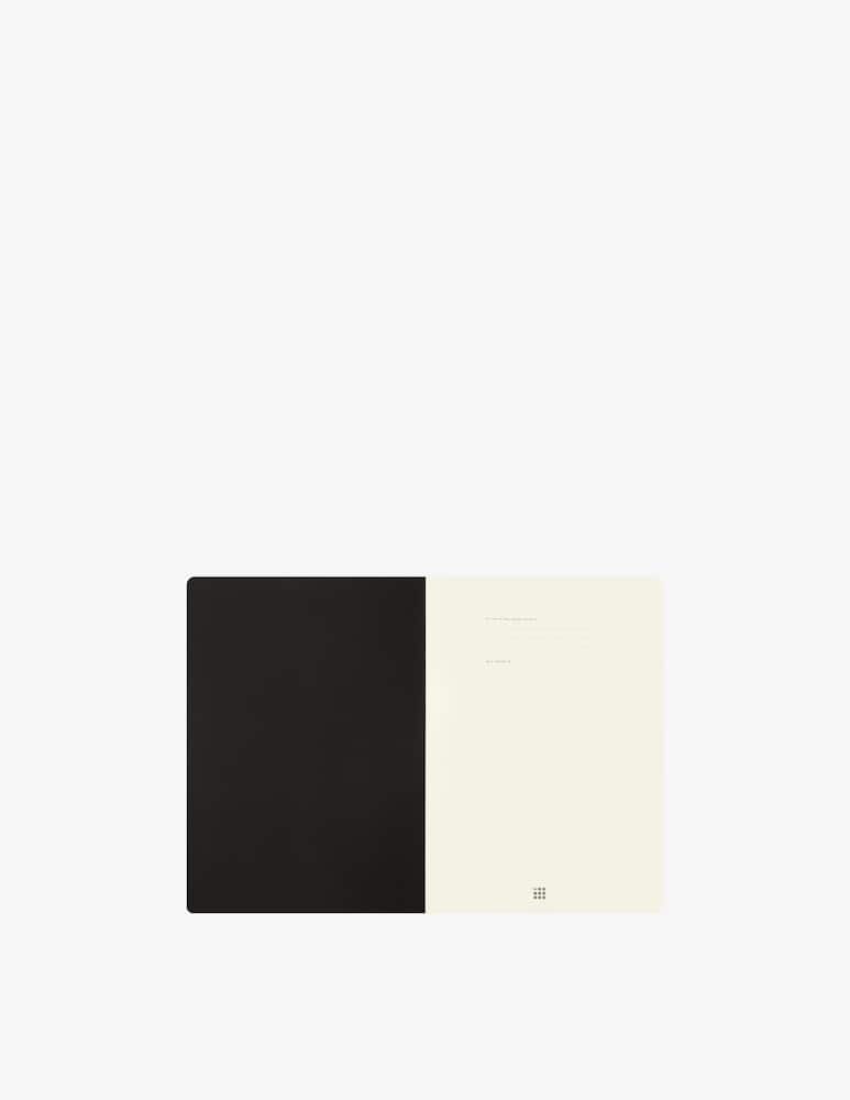 rinascente Moleskine Cahier Jnls A4 Rul Blk-Kr Brown-Cran Red