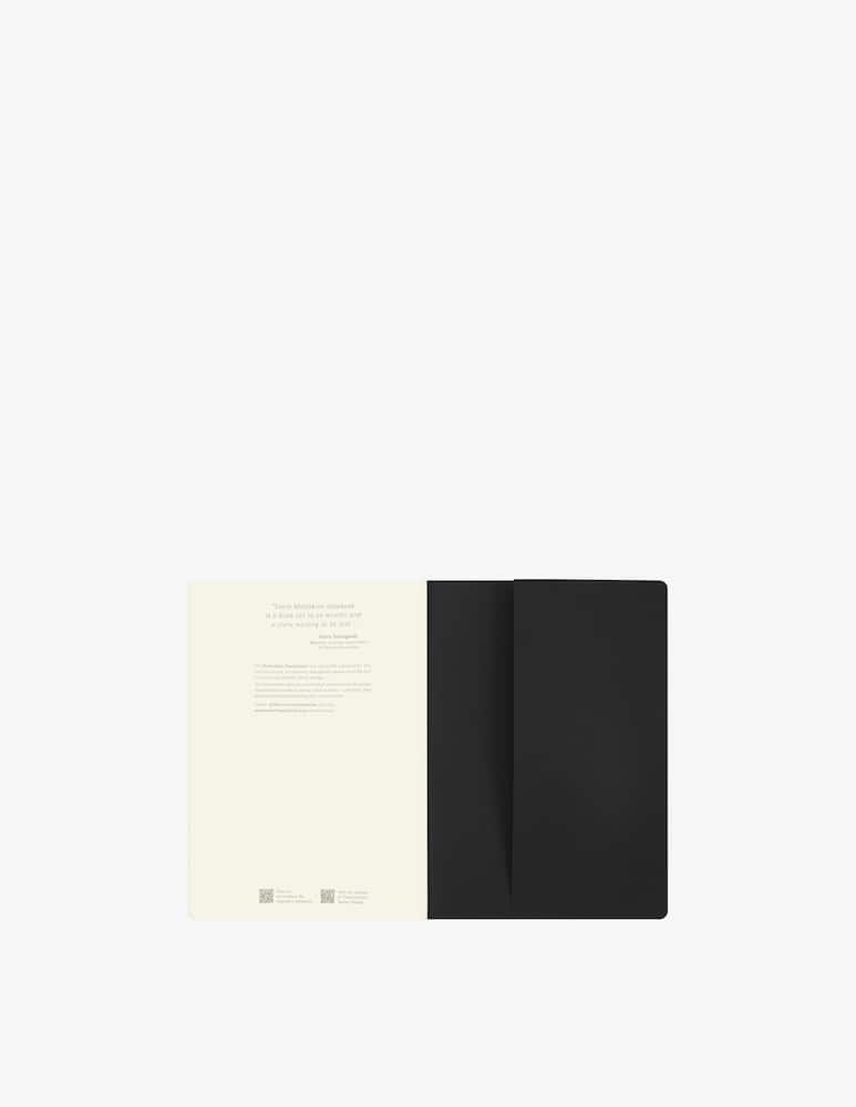 rinascente Moleskine Cahier Jnls A4 Rul Blk-Kr Brown-Cran Red