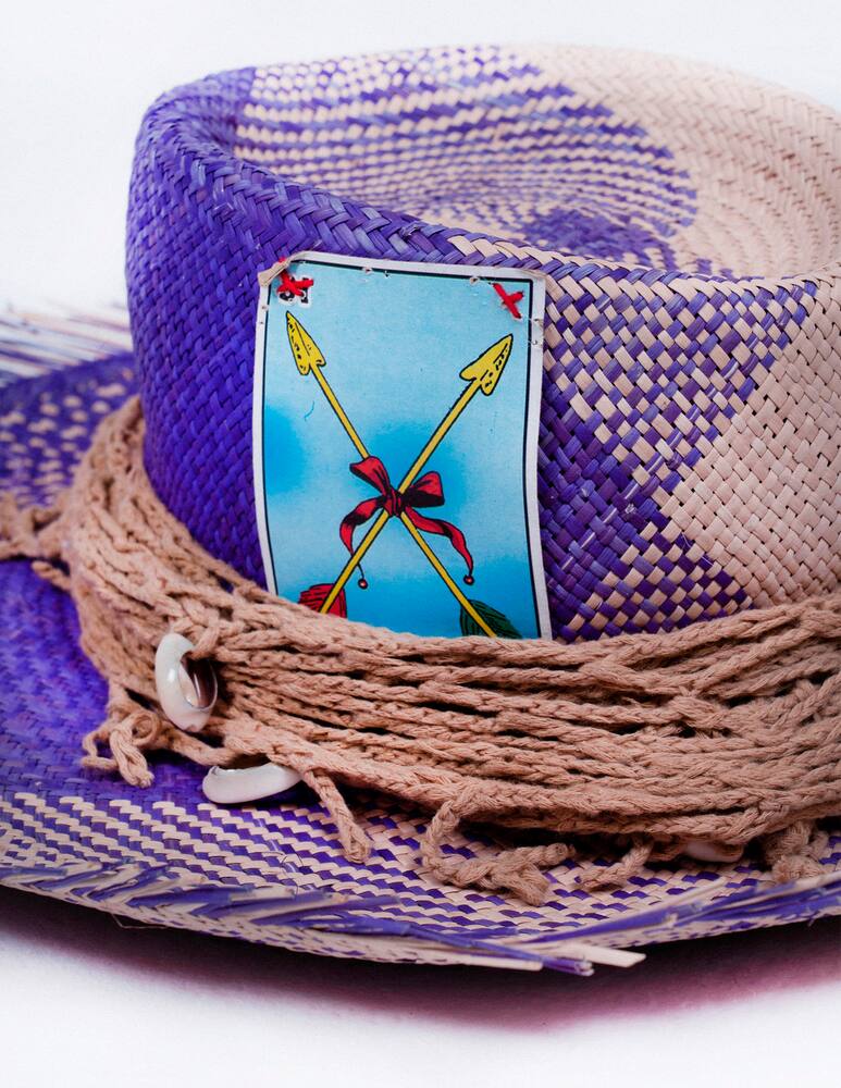 rinascente Handle With Freedom Cappello di paglia - viola