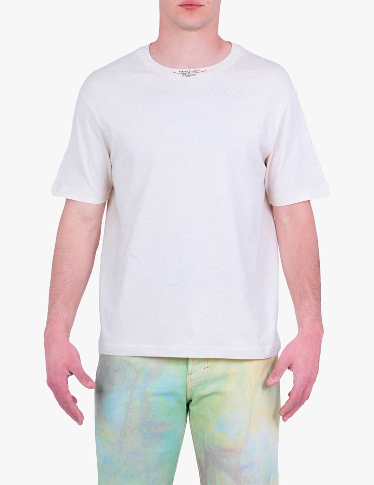 Handle With Freedom T-shirt con logo HFW - bianco - immagine 1