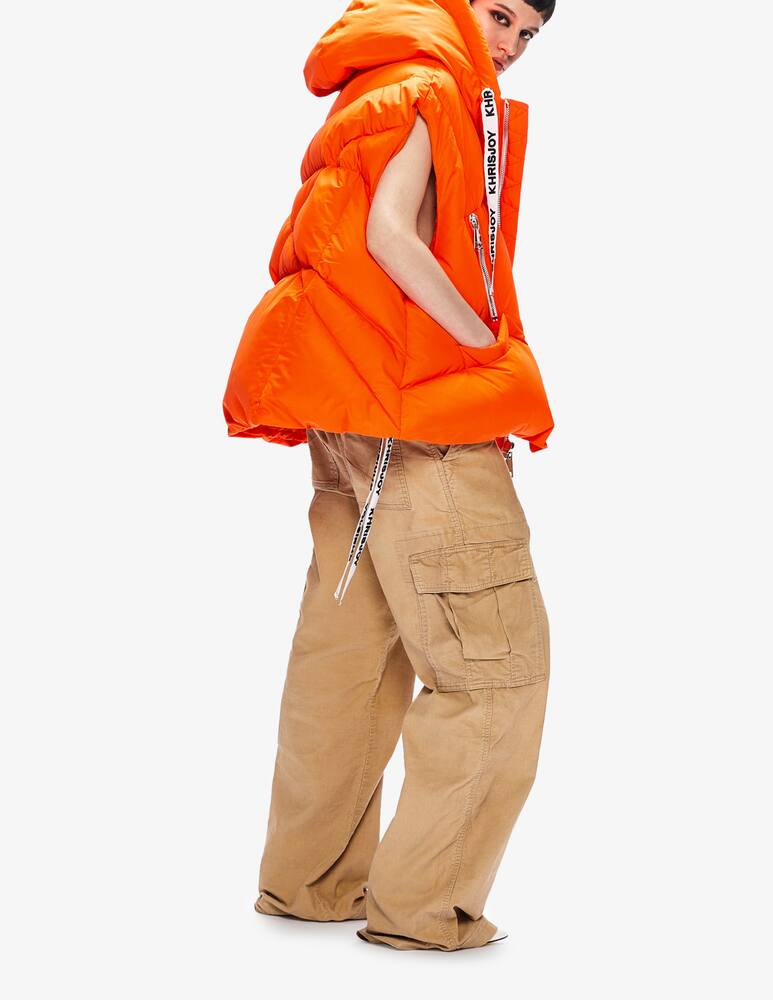 rinascente Khrisjoy Patch Bandana puff vest - Olive