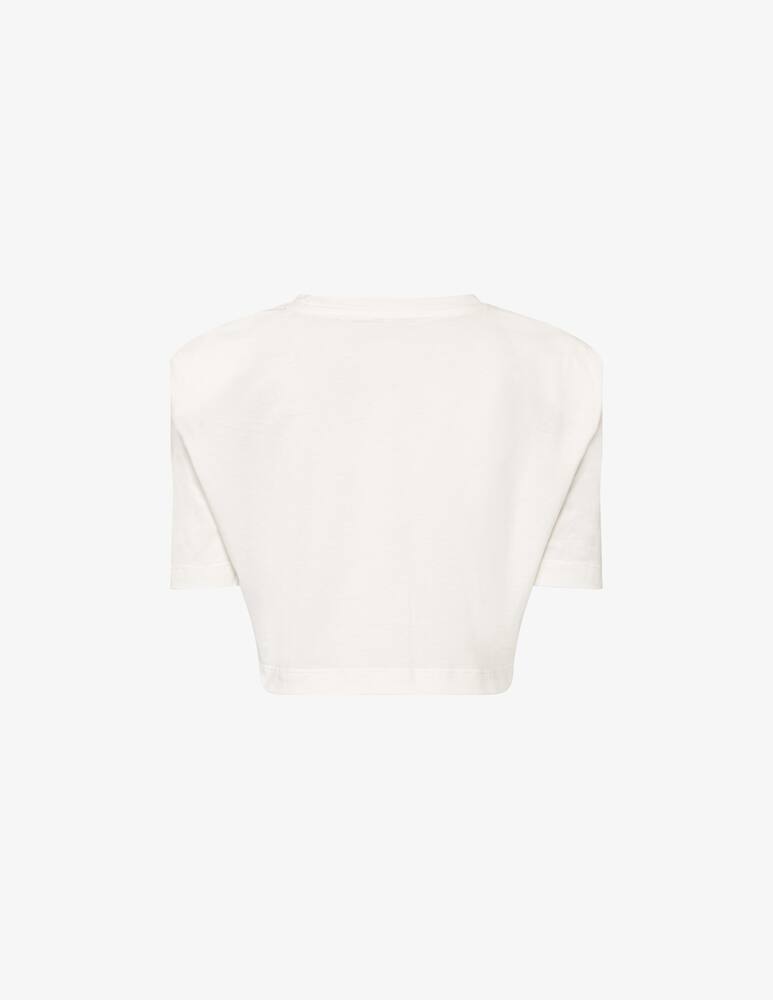 rinascente Balmain Logo cropped t-shirt