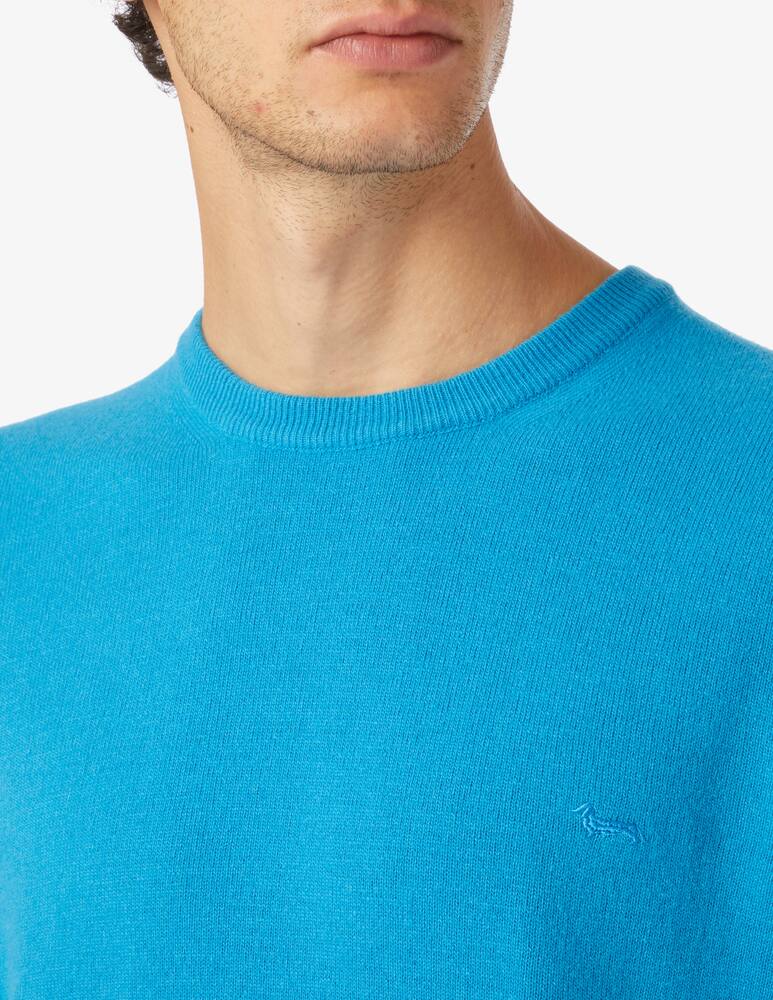 rinascente Harmont & Blaine Cashmere blend crewneck jumper - turquoise