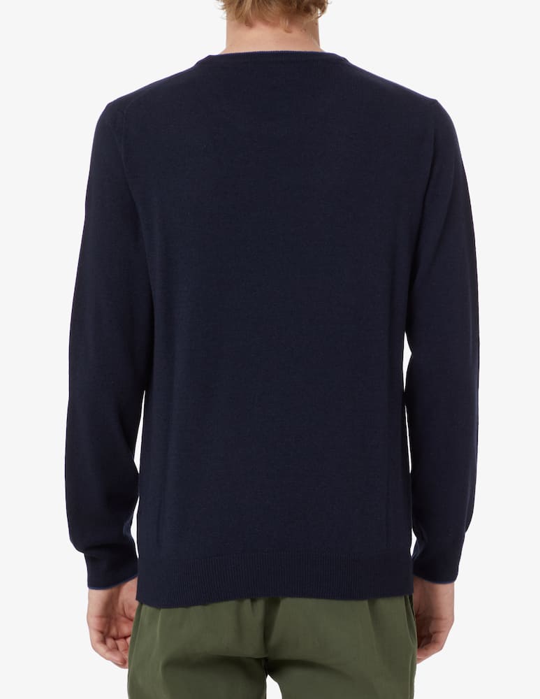 rinascente Harmont & Blaine Wool blend crewneck jumper - navy