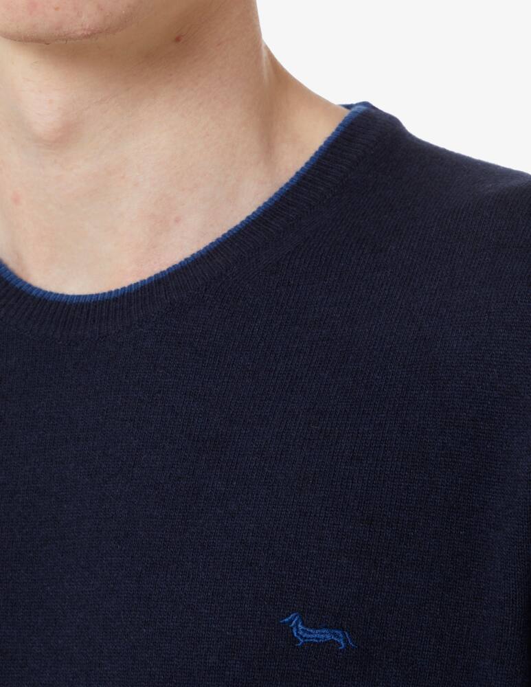 rinascente Harmont & Blaine Wool blend crewneck jumper - navy