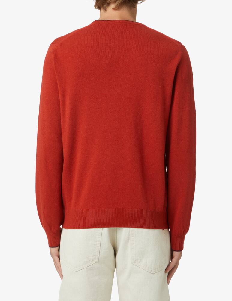 rinascente Harmont & Blaine Maglia girocollo in misto lana - Rosso