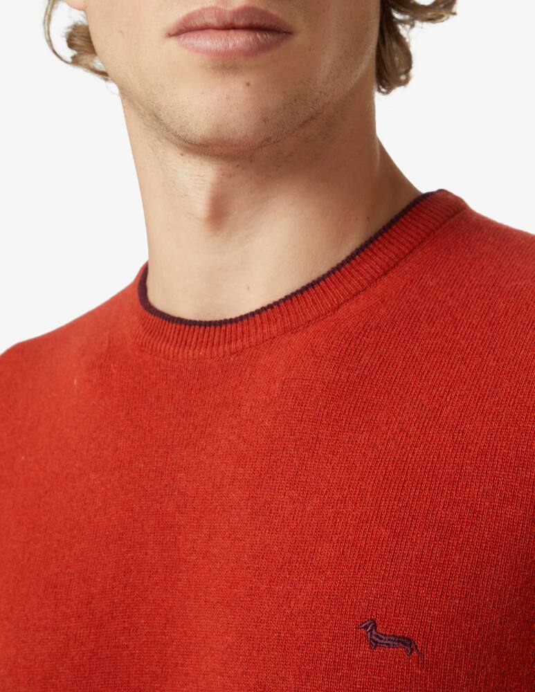 rinascente Harmont & Blaine Maglia girocollo in misto lana - Rosso