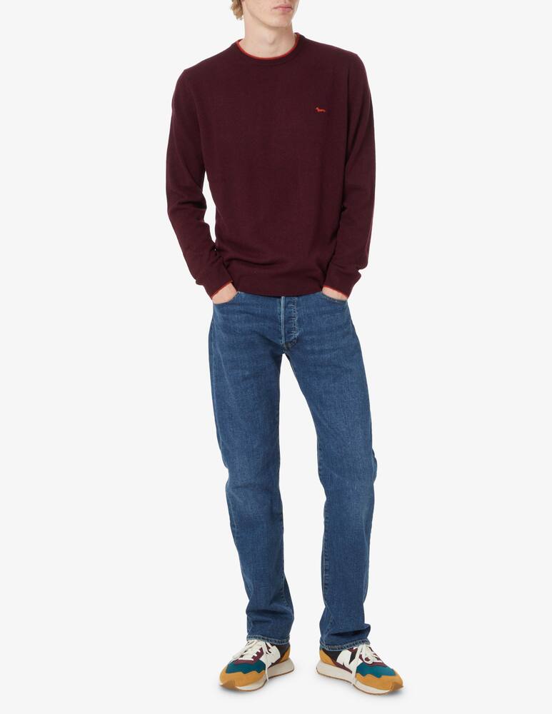 rinascente Harmont & Blaine Wool blend crewneck jumper - bordeaux