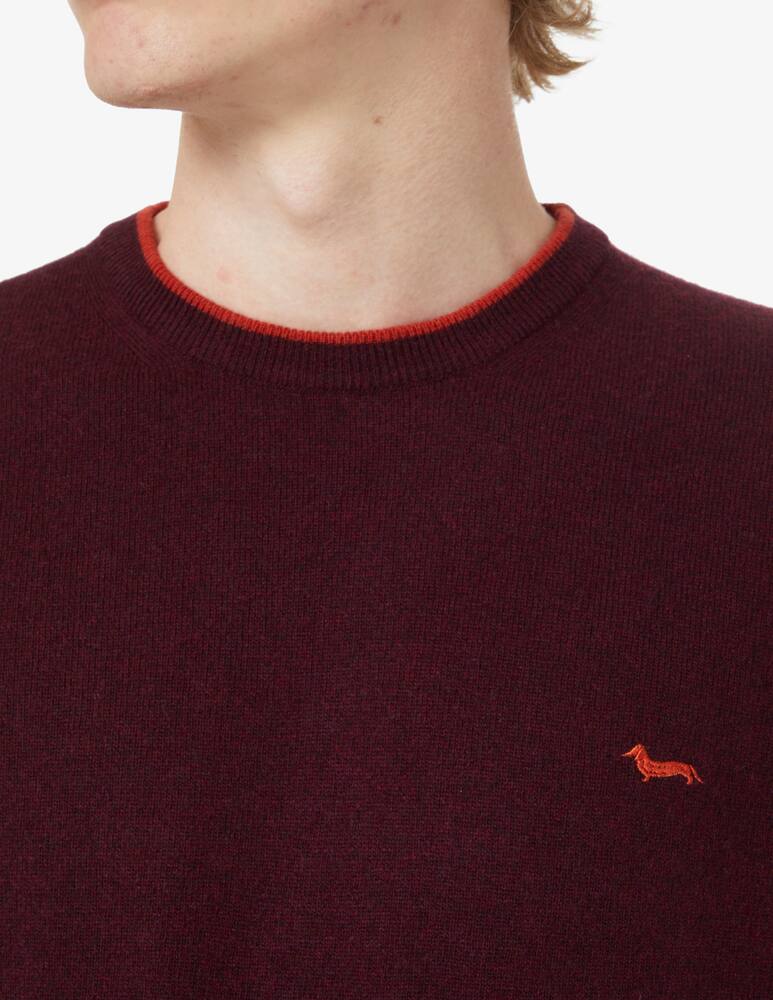 rinascente Harmont & Blaine Wool blend crewneck jumper - bordeaux
