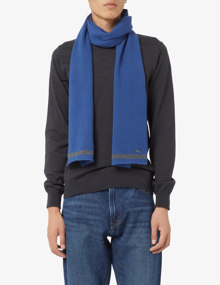 rinascente Harmont & Blaine Wool and cashmere scarf - Blue