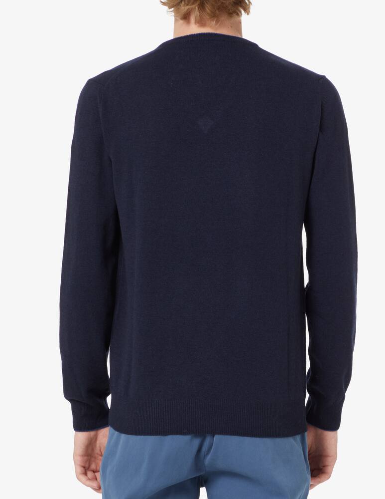 rinascente Harmont & Blaine Maglia con scollo a v - blu scuro