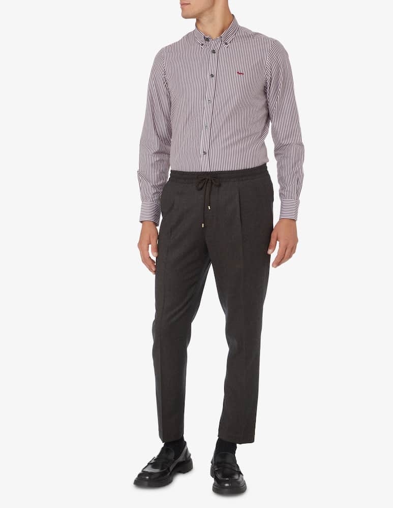 rinascente Harmont & Blaine Double stripe shirt - Pink