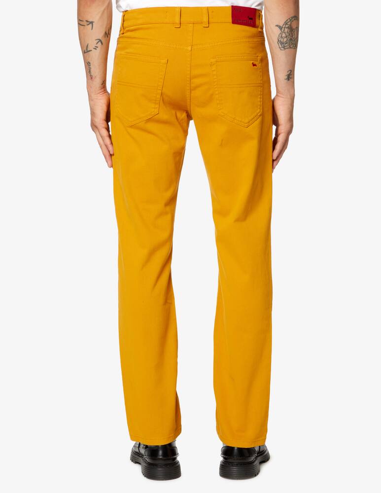 rinascente Harmont & Blaine Pantaloni 5 tasche gabardina - ocra