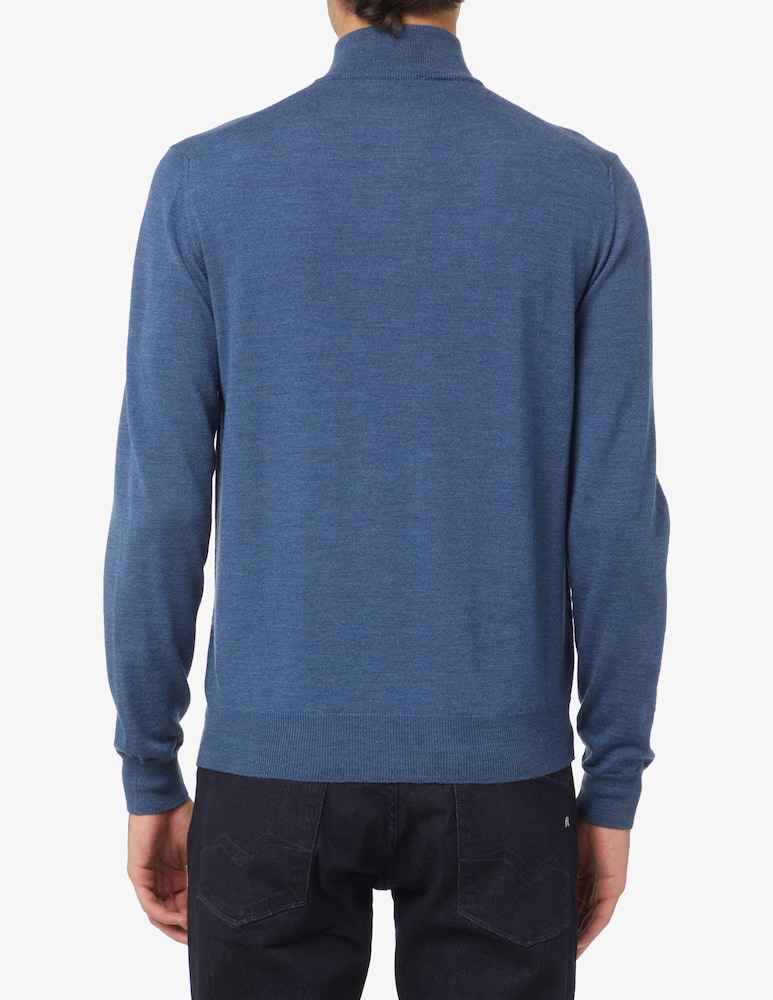 rinascente Harmont & Blaine Maglione in lana con cerniera - Blu