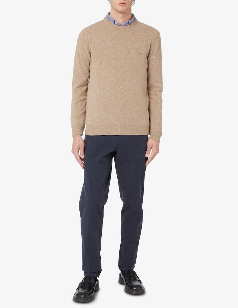 rinascente Harmont & Blaine Maglia girocollo in misto cashmere - beige