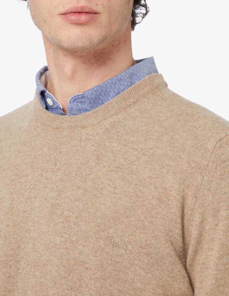 rinascente Harmont & Blaine Maglia girocollo in misto cashmere - beige