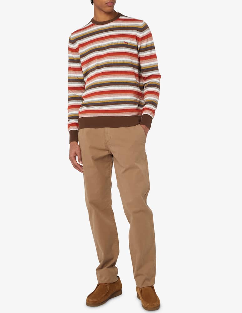 rinascente Harmont & Blaine Maglia girocollo rigata jacquard Multicolor 