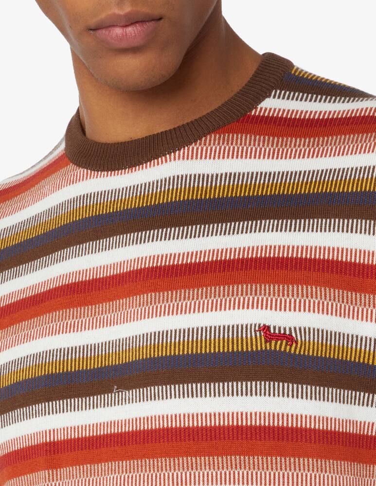 rinascente Harmont & Blaine Maglia girocollo rigata jacquard Multicolor 