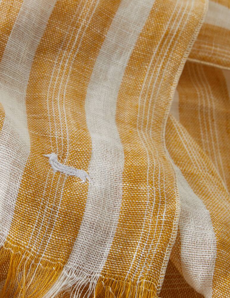 rinascente Harmont & Blaine Striped linen scarf