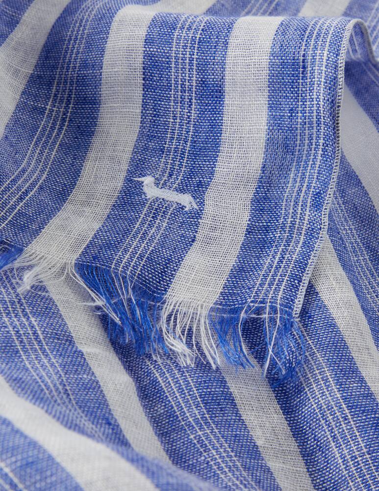 Harmont & Blaine Striped linen scarf - picture 3 Harmont & Blaine Striped linen scarf - picture 3