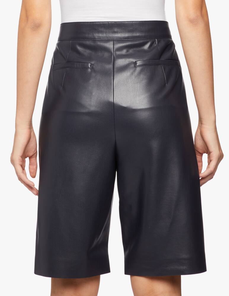 rinascente Sportmax Code Bermuda in simil pelle Ginetta