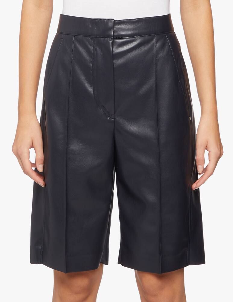 rinascente Sportmax Code Bermuda in simil pelle Ginetta