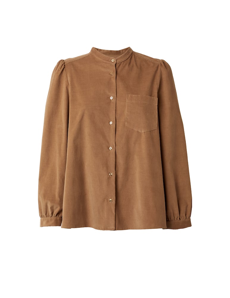 rinascente Weekend Max Mara Lemma striped korean collar shirt