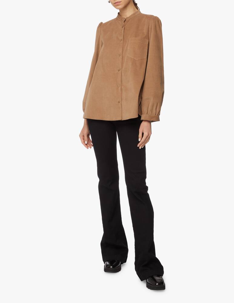 rinascente Weekend Max Mara Lemma striped korean collar shirt