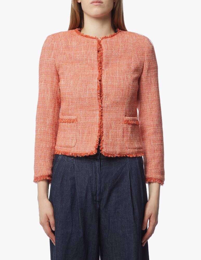 rinascente Weekend Max Mara Giacca in stuoia di cotone e viscosa Ponte