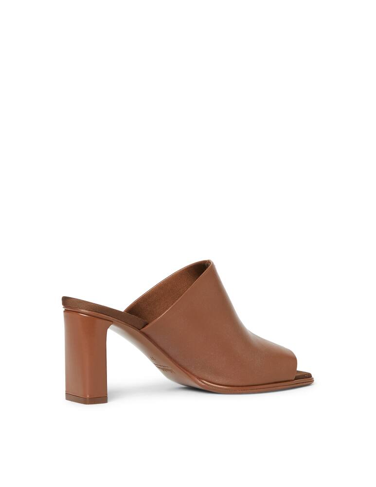 rinascente Max Mara Mule con tacco in pelle