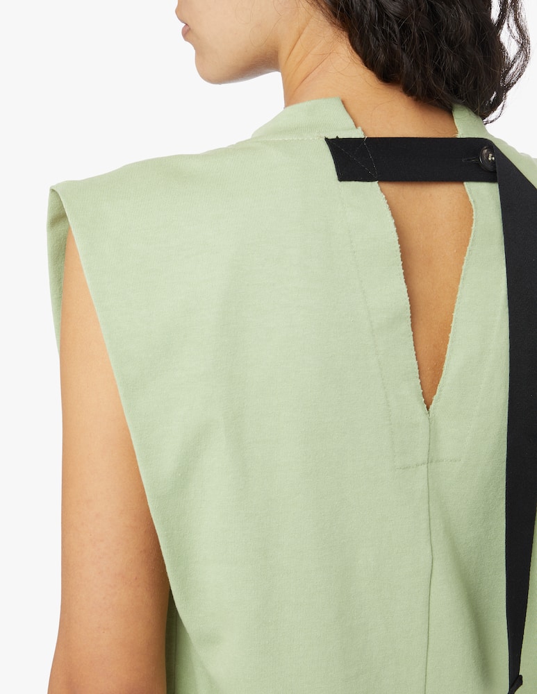 rinascente TELA Vestito midi in cotone - verde